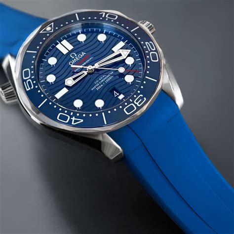 omega seamaster 300 straps|omega seamaster aftermarket rubber strap.